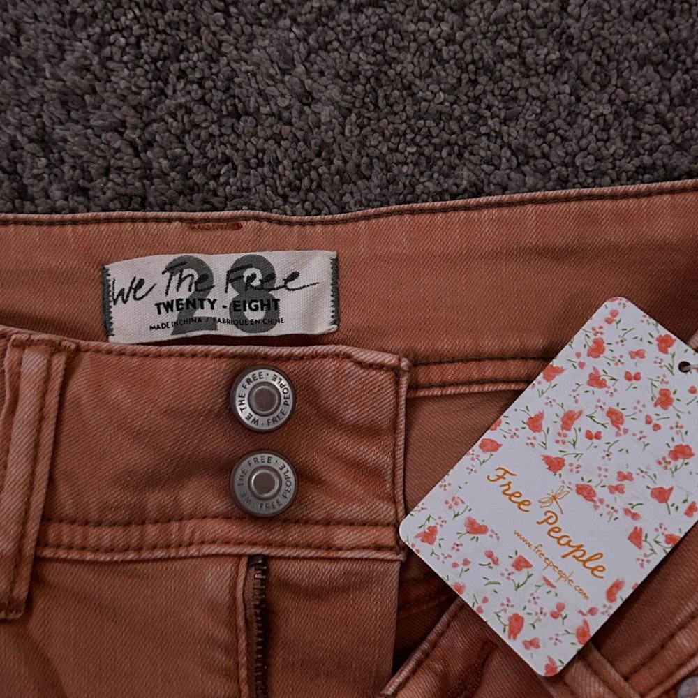 orange free people jeans - Picture 3 of 3